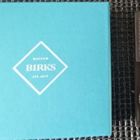 Birks Horizontal Bar Sterling Silver Necklace - Picture 4 of 5